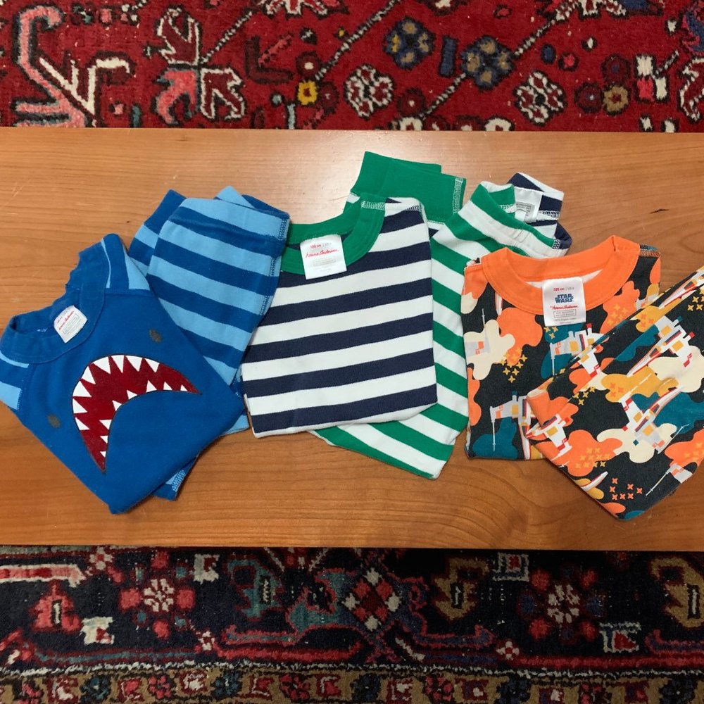 Bundle of Three Pairs of Hanna Andersson PJs 4T